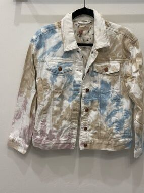 Pilcro Tie-Dye Denim Jacket NWT